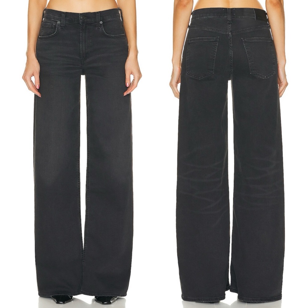 Citizens Of Humanity Black Flare & Wide Leg Jeans